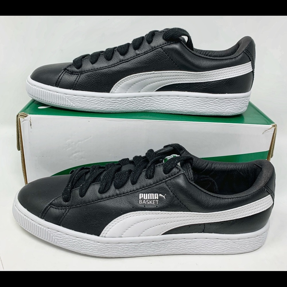 New Puma Basket Classic LFS Black/White 354367-21 - Picture 9 of 9